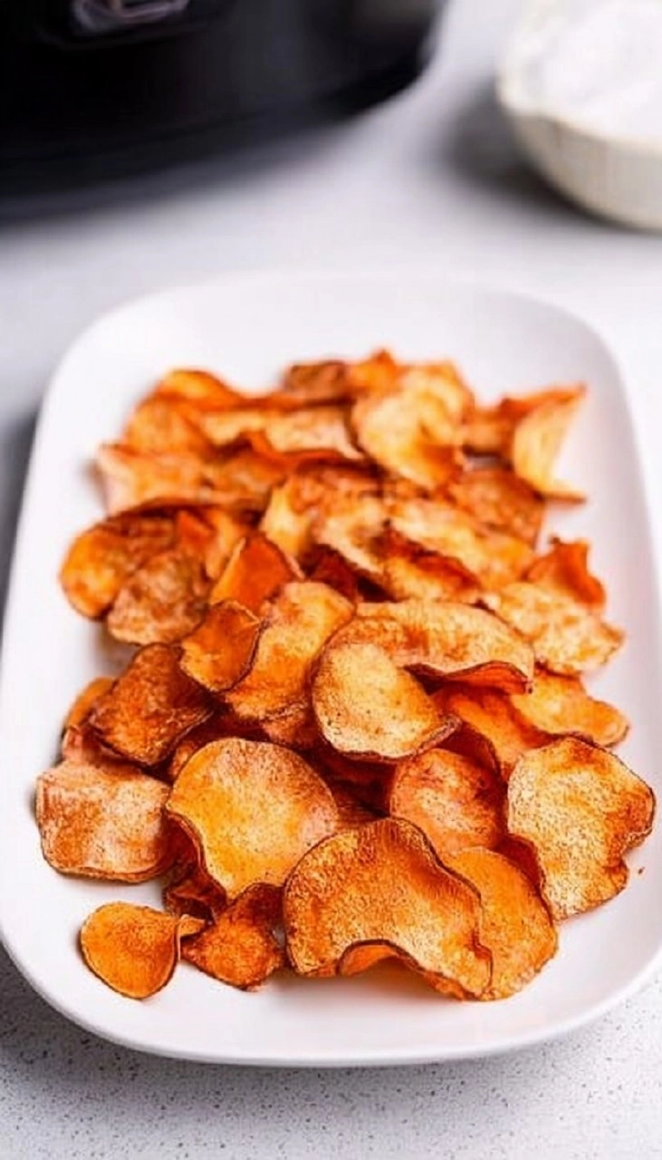 Air Fryer Sweet Potato Chips