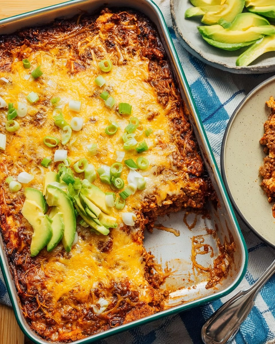 Beef Enchilada Casserole