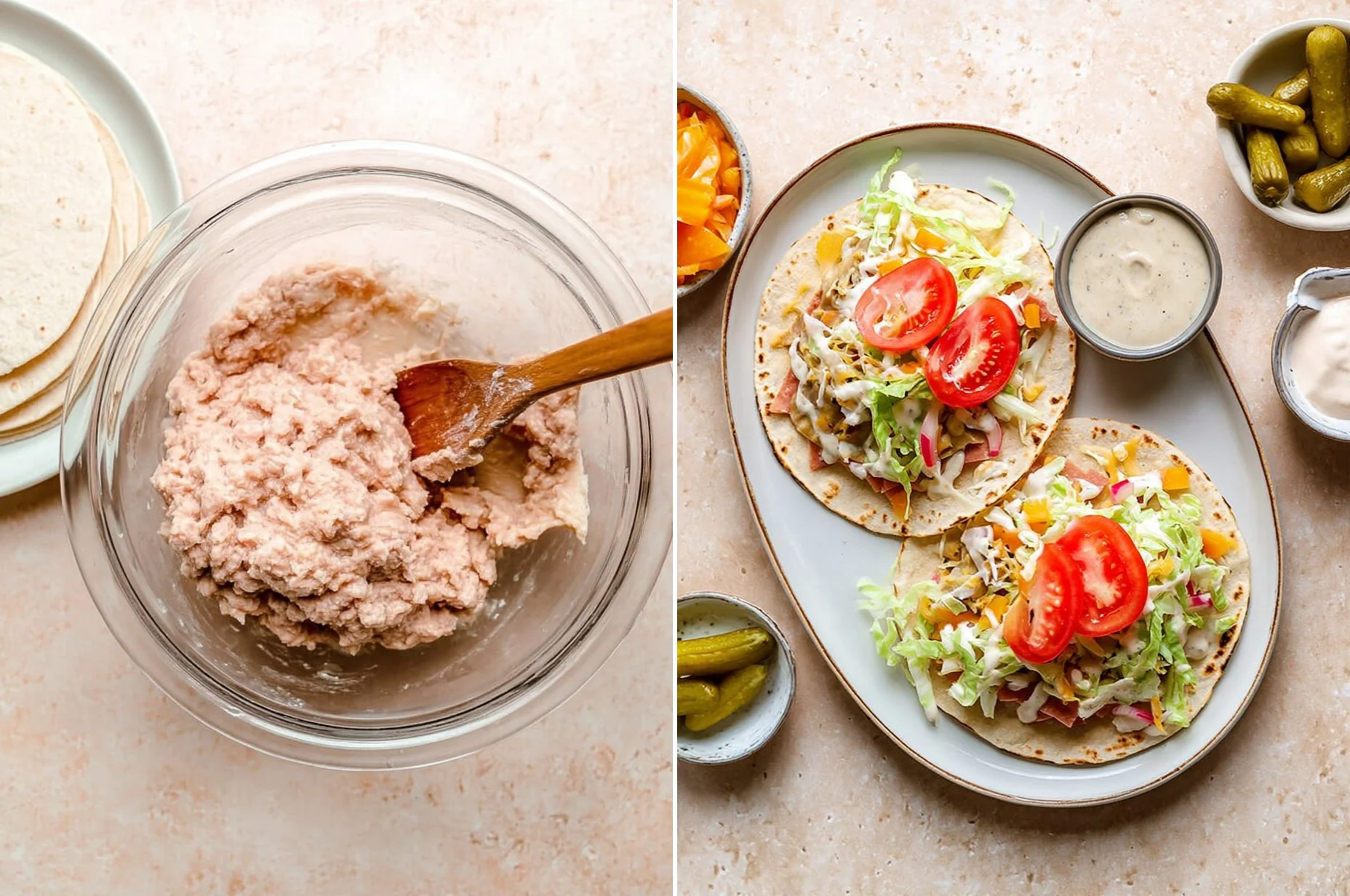 Chicken Smash Tacos—3 Ways