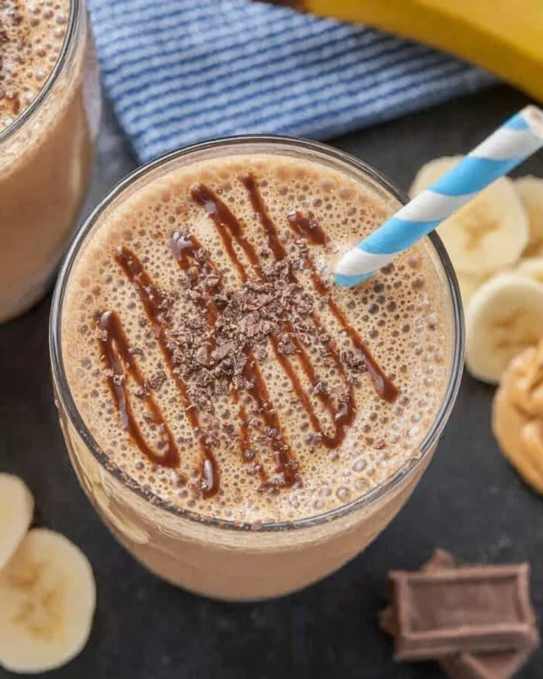 Chocolate Peanut Butter Banana Smoothie 4 Chocolate-Peanut-Butter-Banana-Smoothie-Recipe