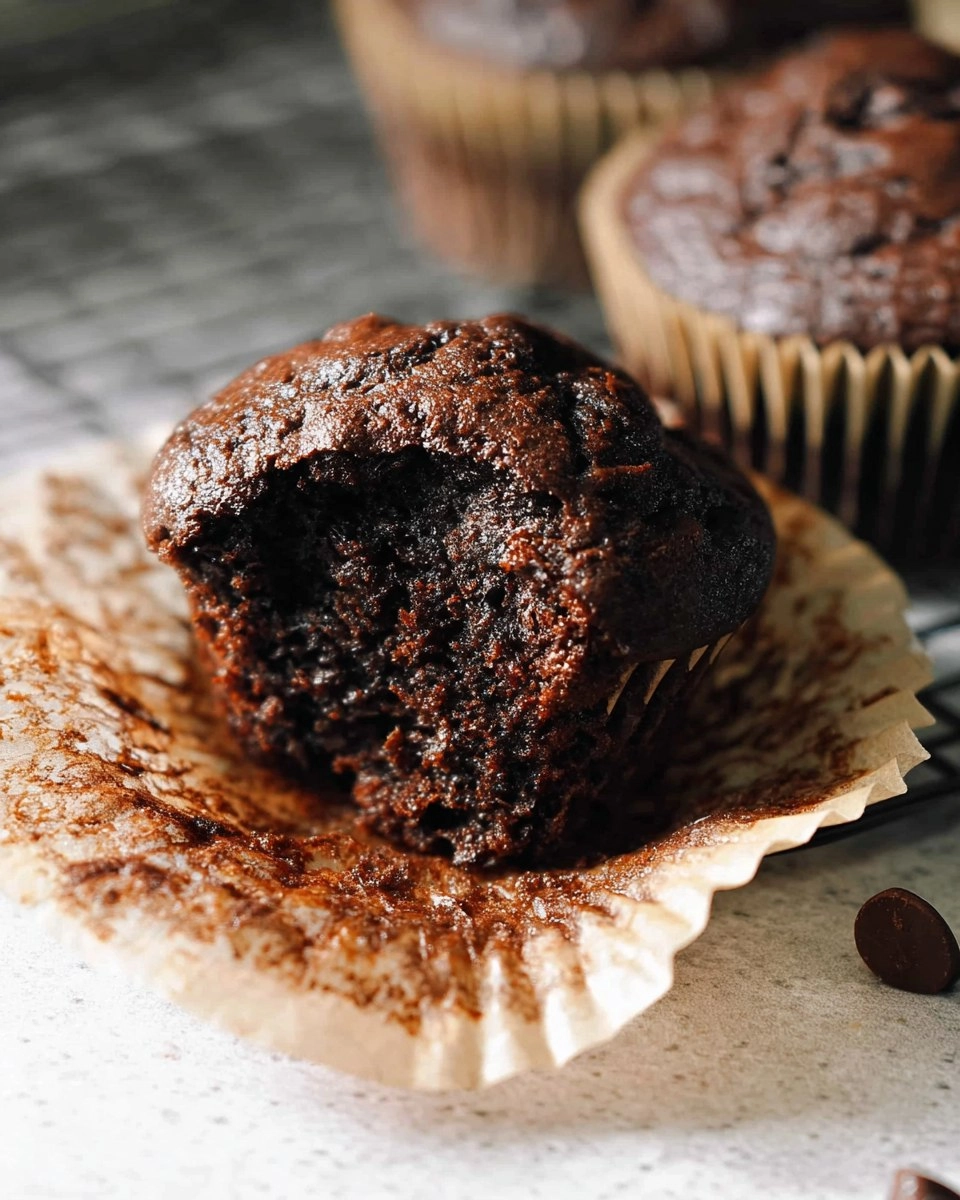 Chocolate Zucchini Muffins