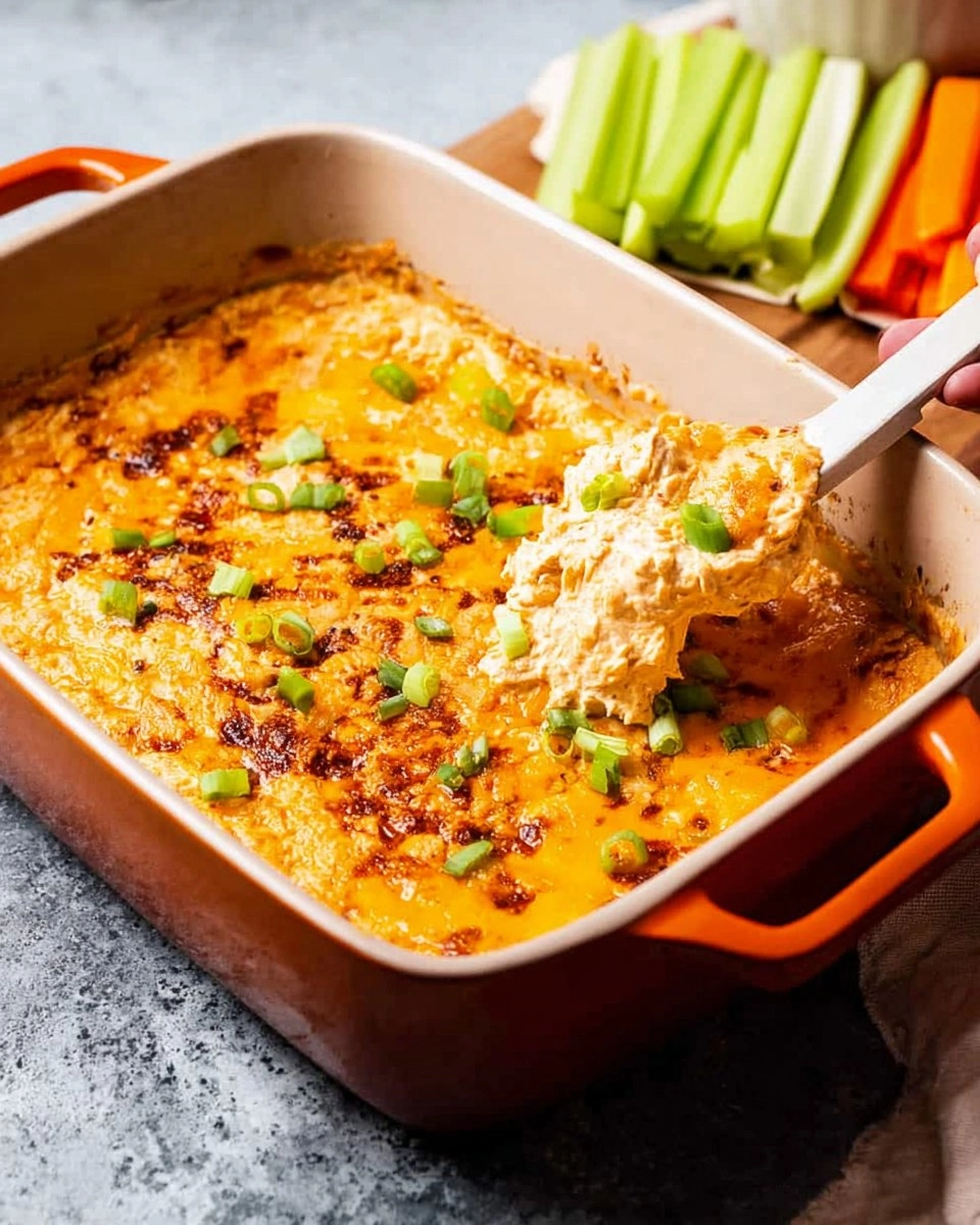 Cottage Cheese Buffalo Chicken Dip