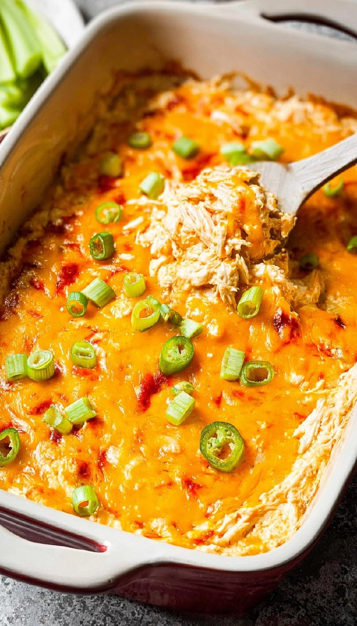 Cottage Cheese Buffalo Chicken Dip