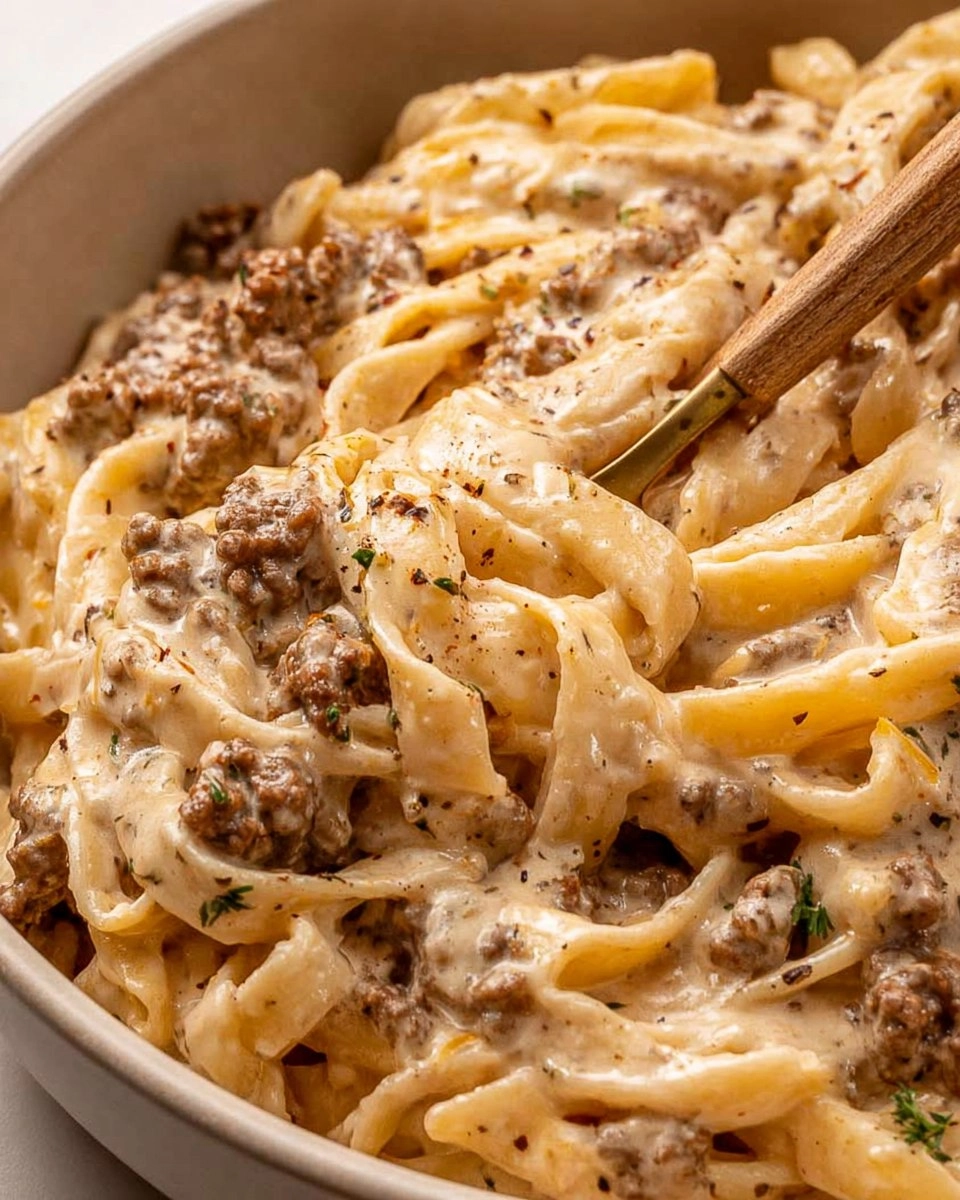 Ground Beef Alfredo 108 Ground Beef Alfredo
