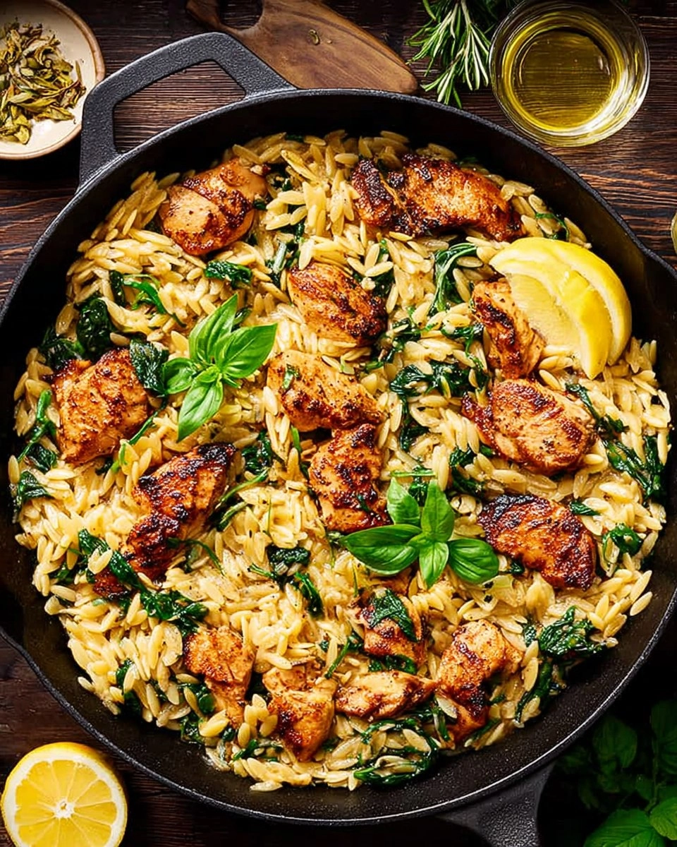 Lemon Chicken Orzo