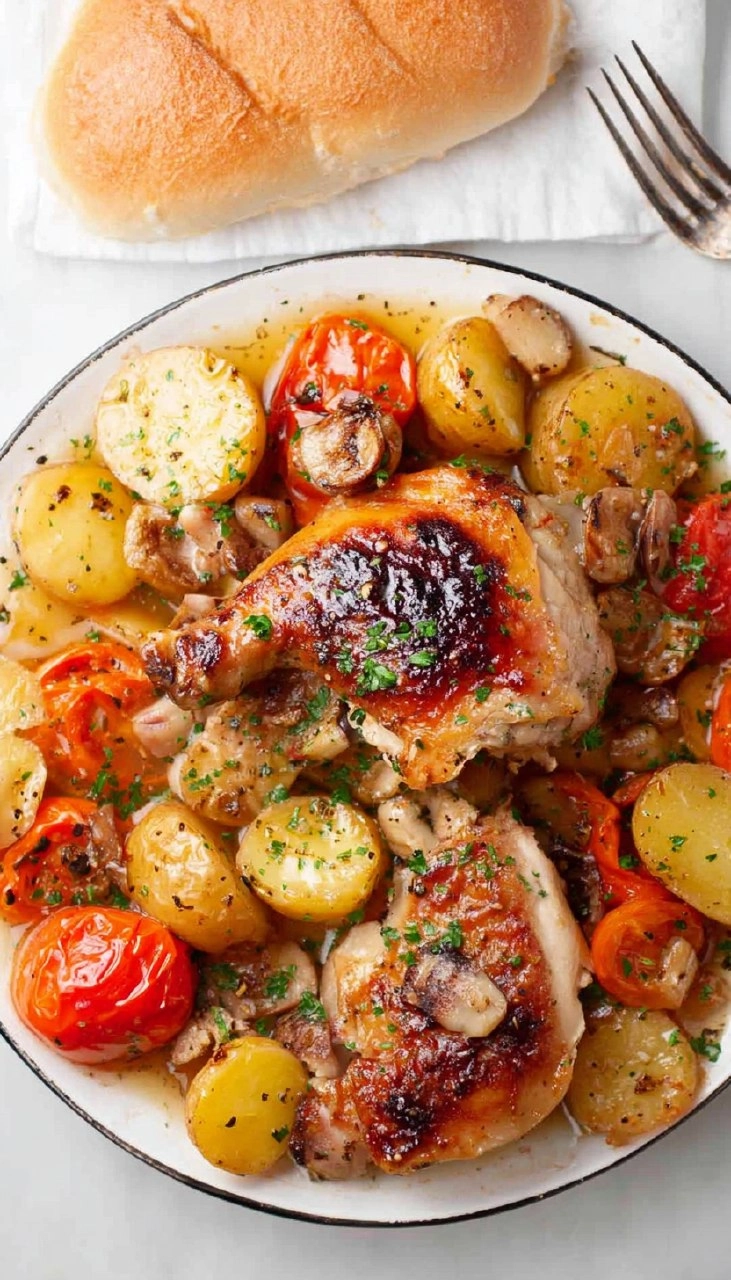 Sheet Pan Chicken and Potatoes