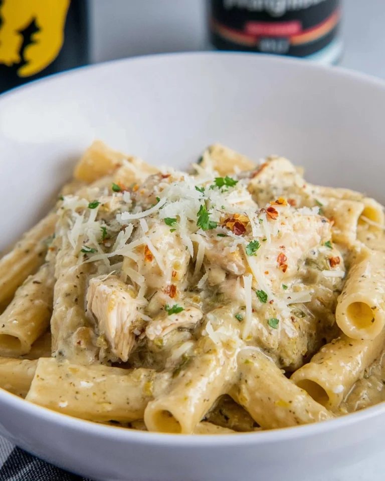 Slow-Cooker-Garlic-Parmesan-Chicken-Pasta-Recipe