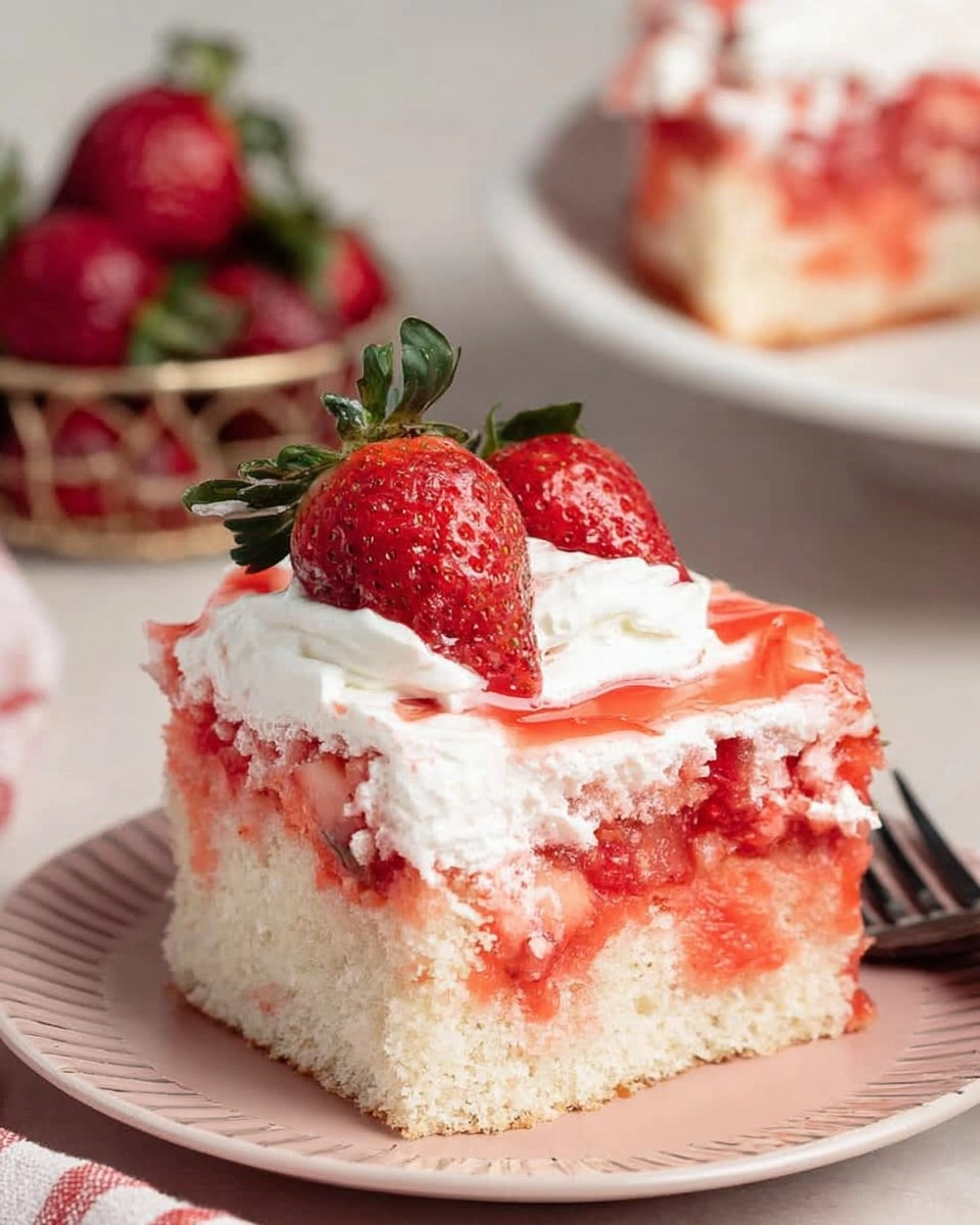Strawberry Poke Cake