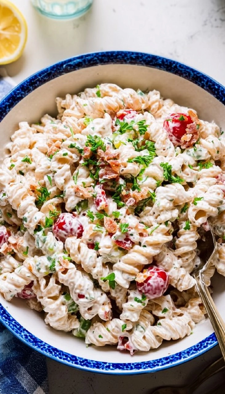 Bacon Ranch Pasta Salad 93 Bacon Ranch Pasta Salad