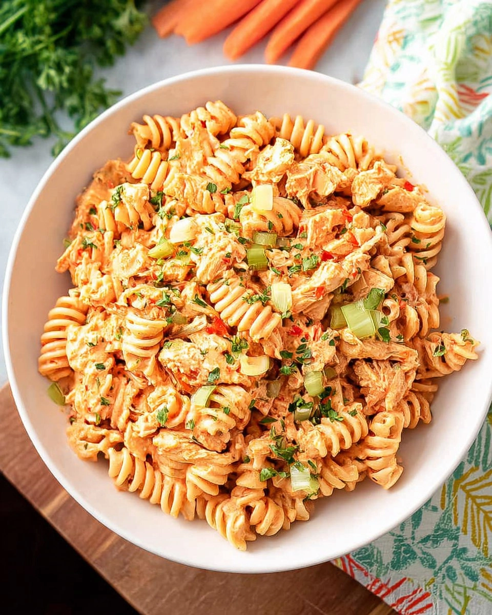 Buffalo Chicken Pasta Salad