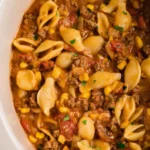 Cheesy Crockpot Taco Pasta 90 Cheesy-Crockpot-Taco-Pasta-Recipe