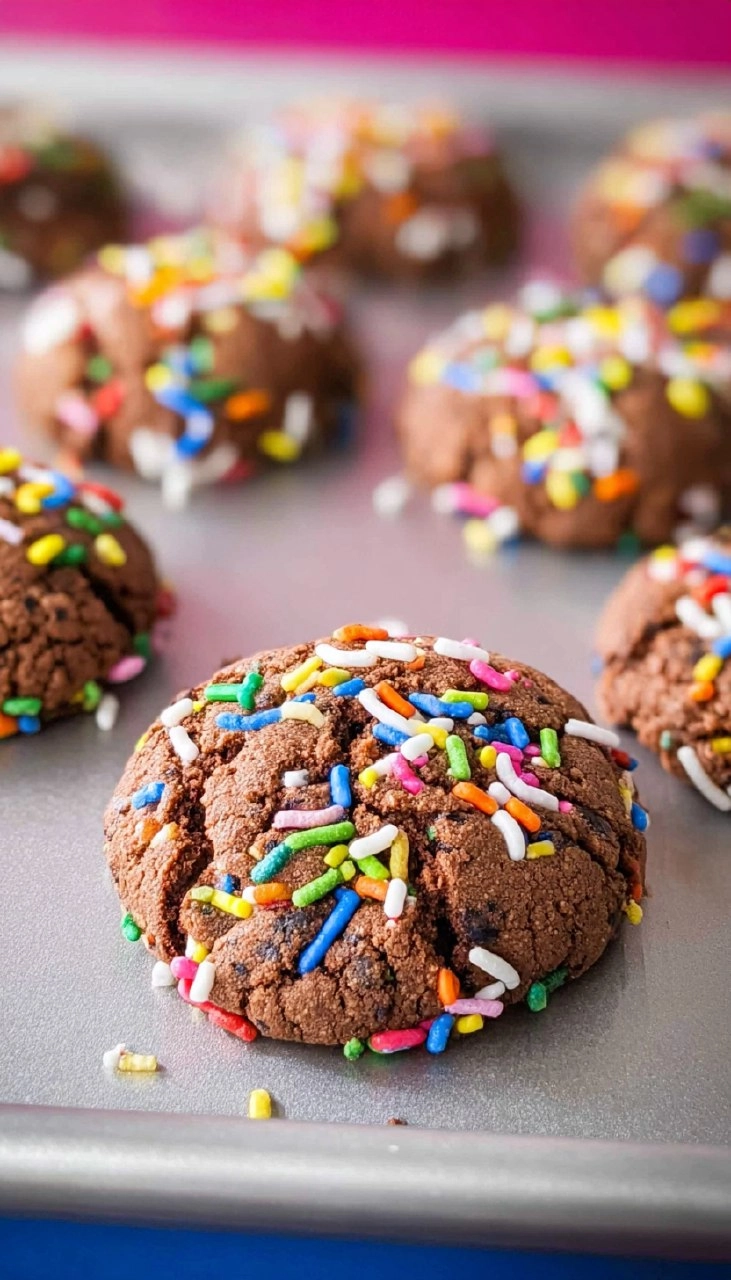 Chocolate Sprinkle Cookies 45 Chocolate Sprinkle Cookies