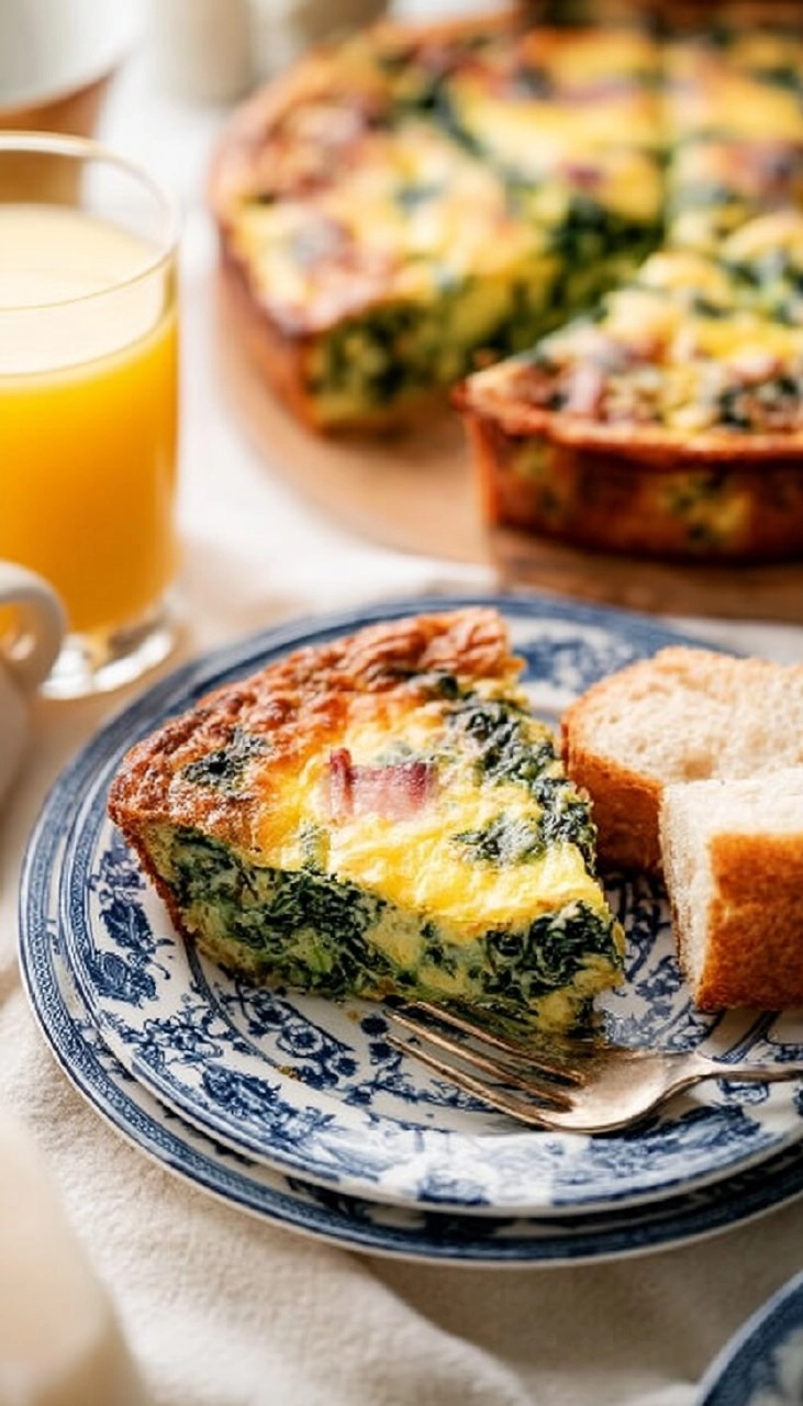 Crustless Spinach Quiche 65 Crustless Spinach Quiche