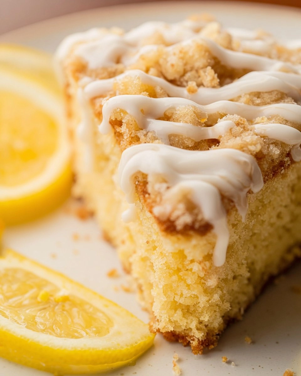 Lemon Coffee Cake with Lemon Streusel Topping