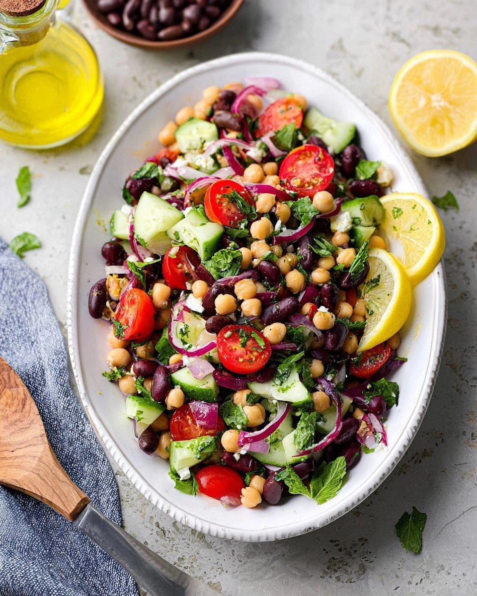 Mediterranean Bean Salad 72 Mediterranean Bean Salad