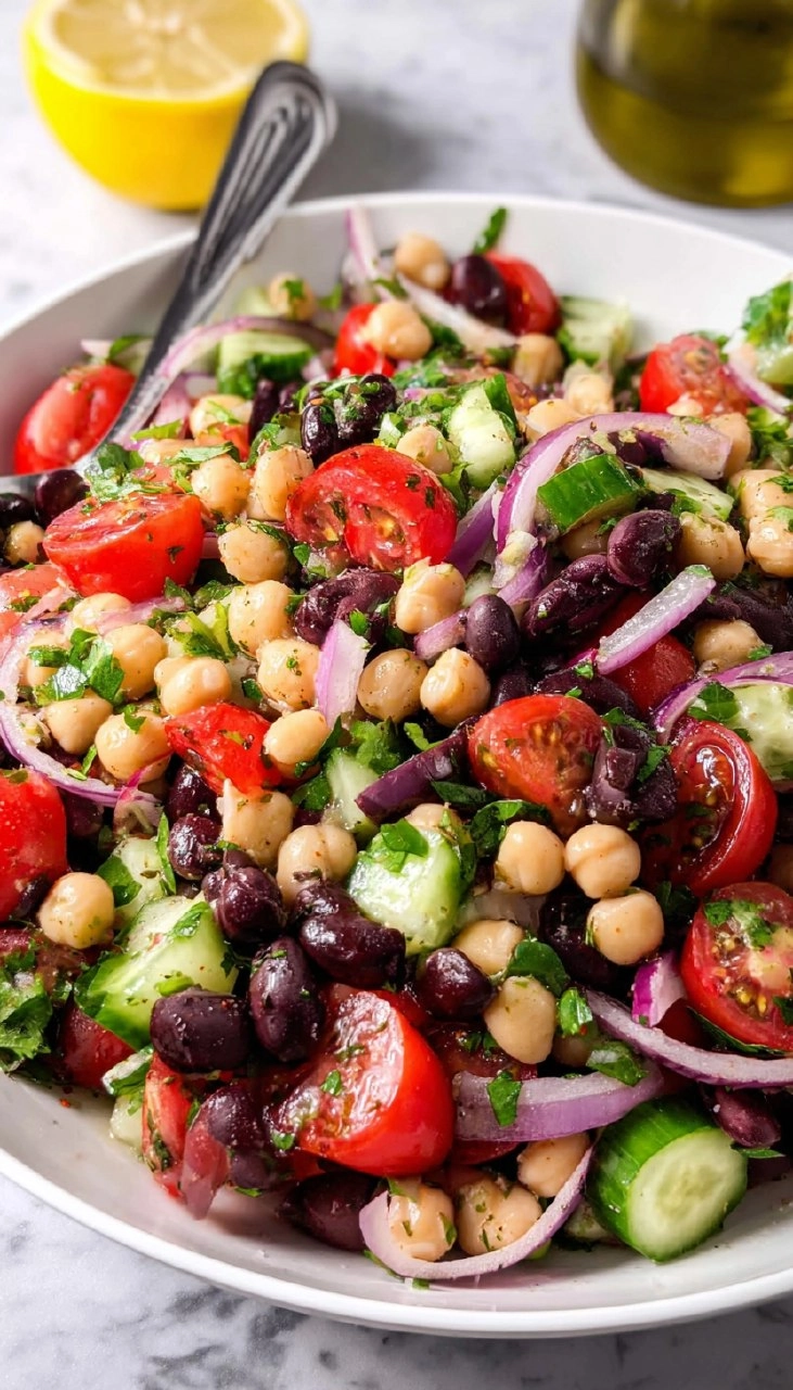 Mediterranean Bean Salad 73 Mediterranean Bean Salad