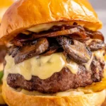 Mushroom-Swiss-Burger-Recipe