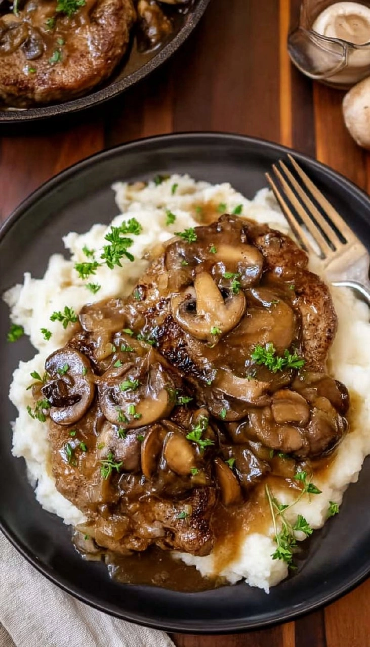 Salisbury Steak with Mushrooms