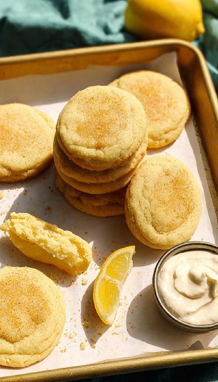 Soft & Chewy Lemon Sugar Cookies