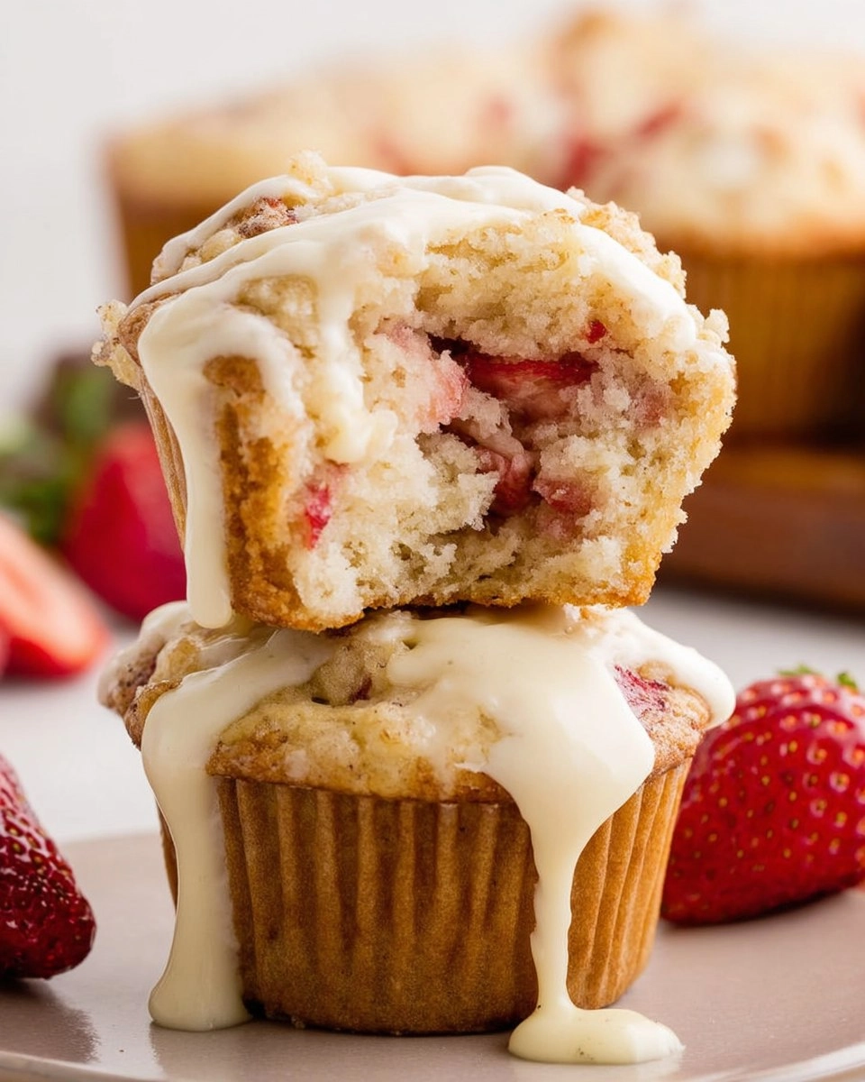 Strawberry Cream Cheese Muffins