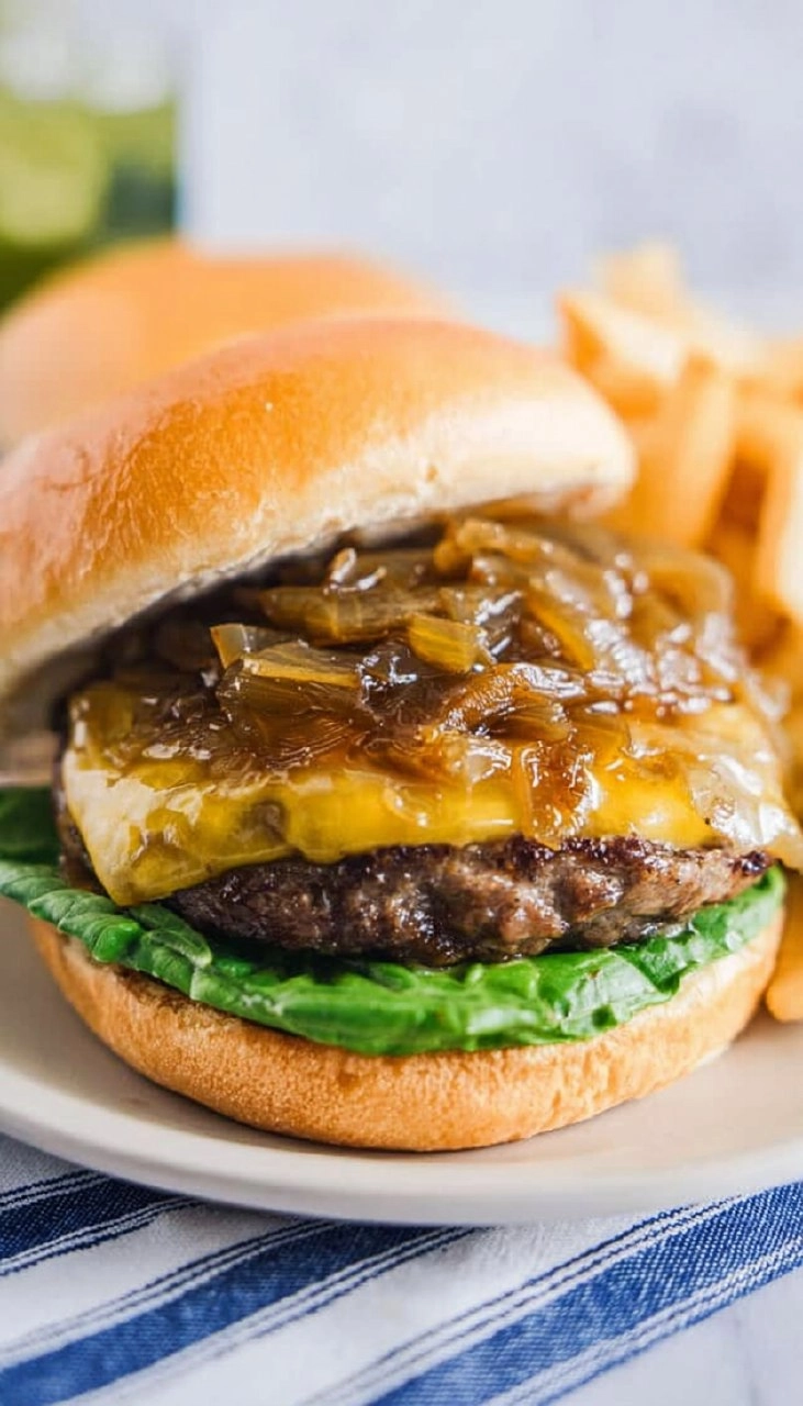 Caramelized Onion Burgers