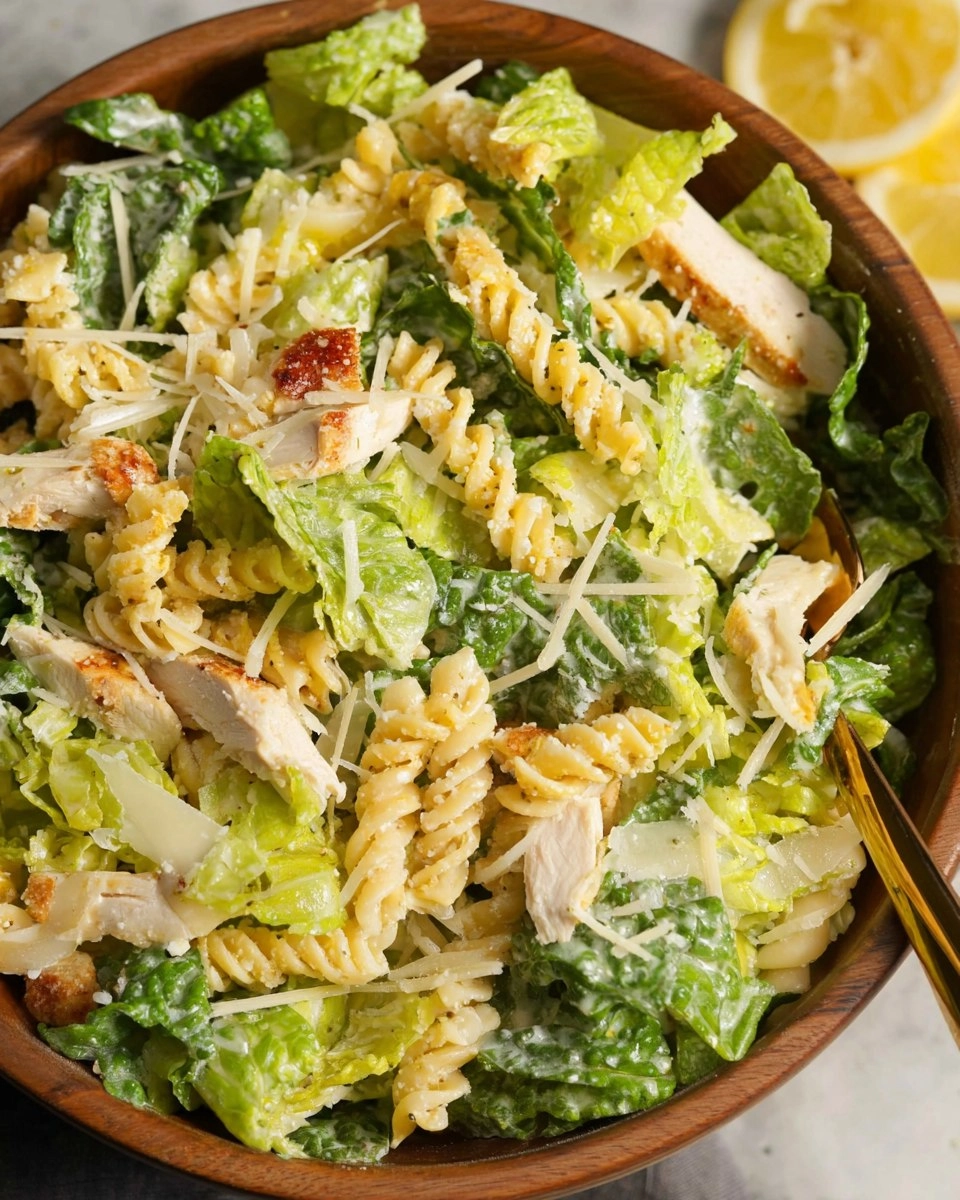 Chicken Caesar Pasta Salad