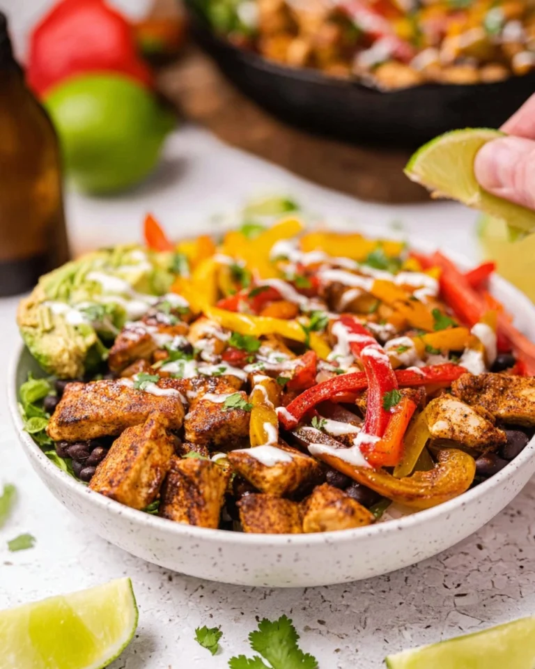 Chicken Fajita Bowl 1 Chicken-Fajita-Bowl-Recipe