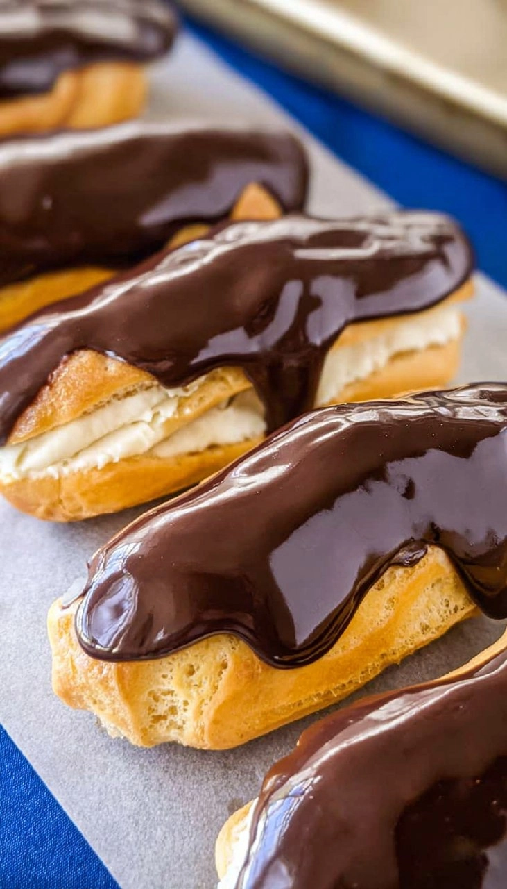 Chocolate Eclairs 105 Chocolate Eclairs