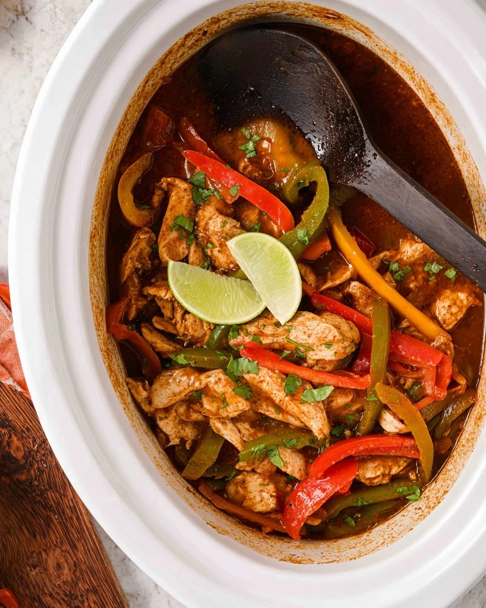 Crockpot Chicken Fajitas