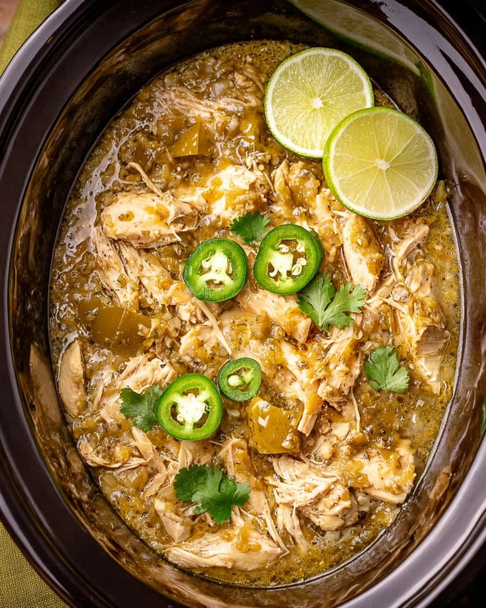 Crockpot Salsa Verde Chicken