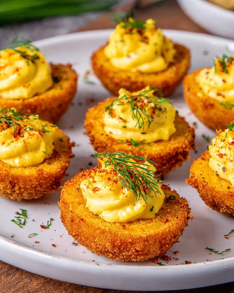 Fried Deviled Eggs