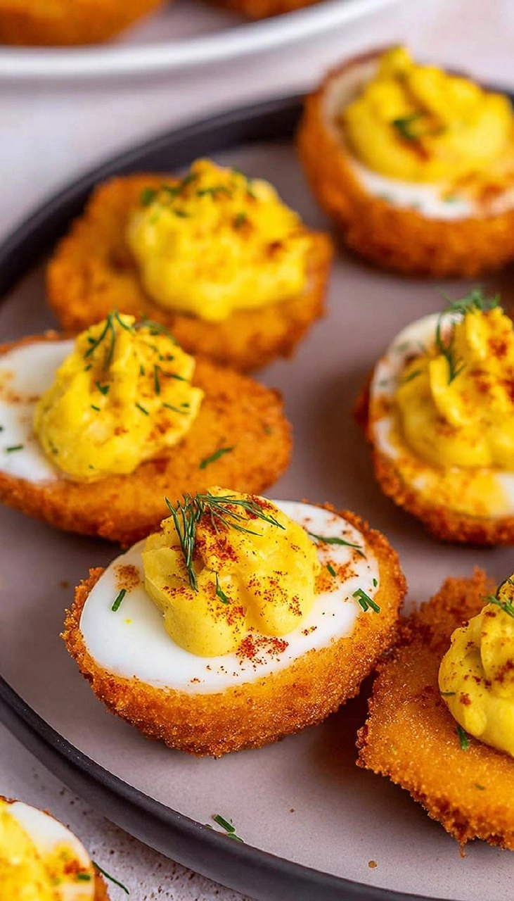 Fried Deviled Eggs