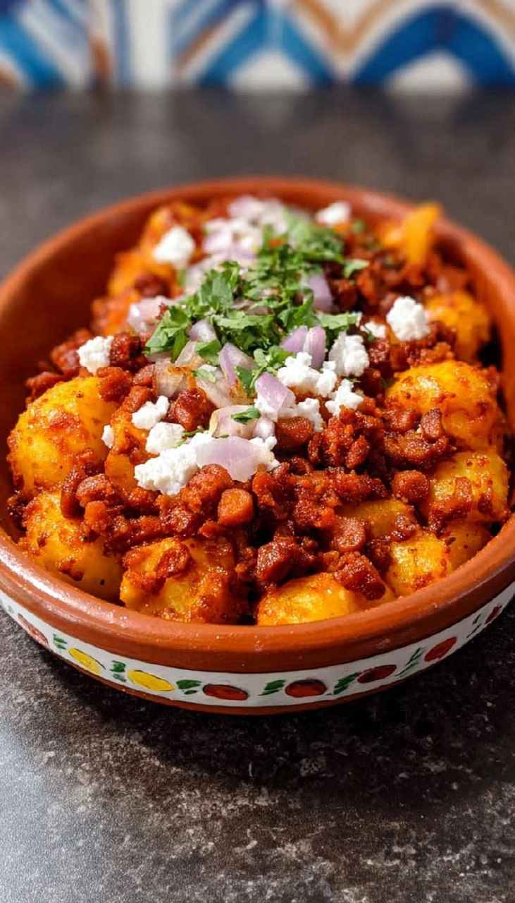 Papas con Chorizo 57 Papas con Chorizo